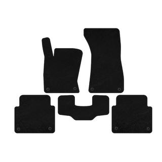 Deluxe Textile Floor Mats (Short, Black) Audi A8 2002-2009 photo 1