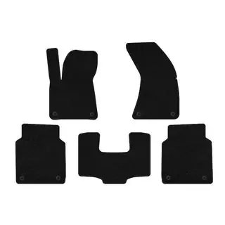 Deluxe Textile Floor Mats (Long, Black) photo 1