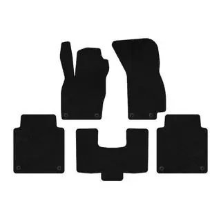 Deluxe Textile Floor Mats (Long, Black) photo 1