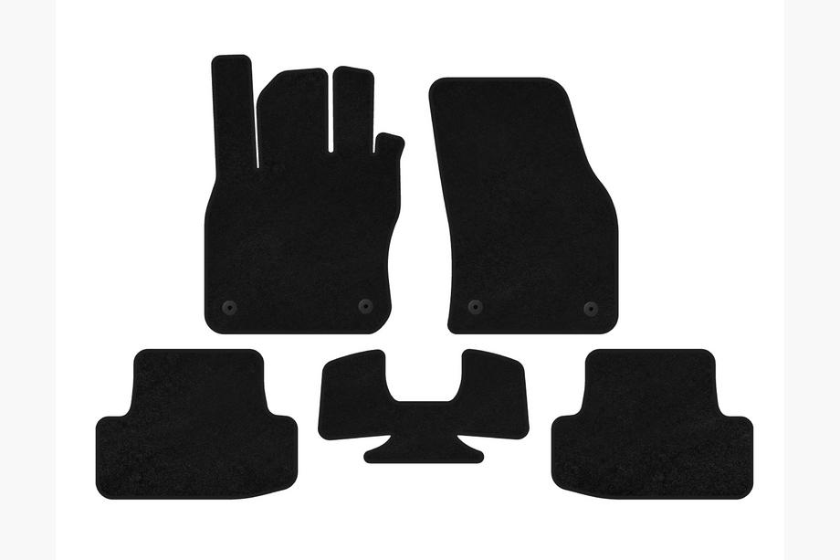 Audi Q2 2016- Deluxe Textile Floor Mats (Black) Photo 1