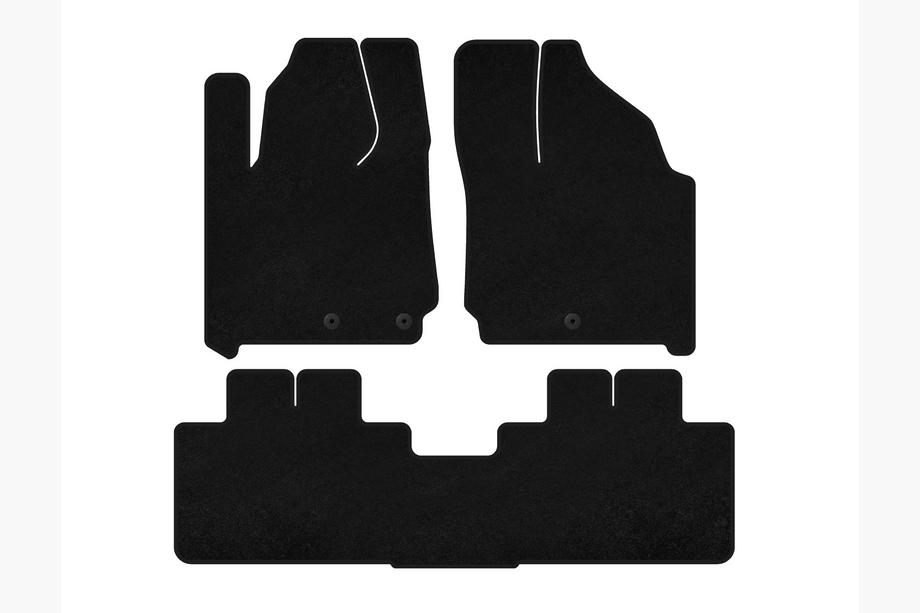 Cadillac SRX 2010-2016 Deluxe Textile Car Mats (black) Photo 1