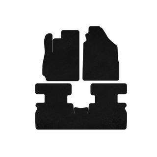 Deluxe Textile Floor Mats (2 Rows, Black) Jetour X70 2018- photo 1