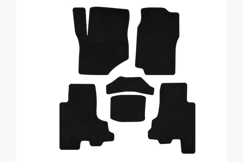 Chevrolet Trailblazer 2002-2012 Deluxe Textile Floor Mats (Black) Photo 1