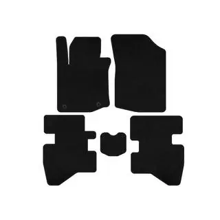 Deluxe Textile Floor Mats (HB, Black) photo 1