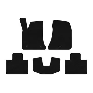 Deluxe Textile Floor Mats (2015-2023, SD, Black)