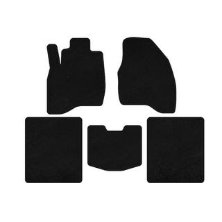 Deluxe Textile Floor Mats (2015-2019, 5-seater, black) photo 1