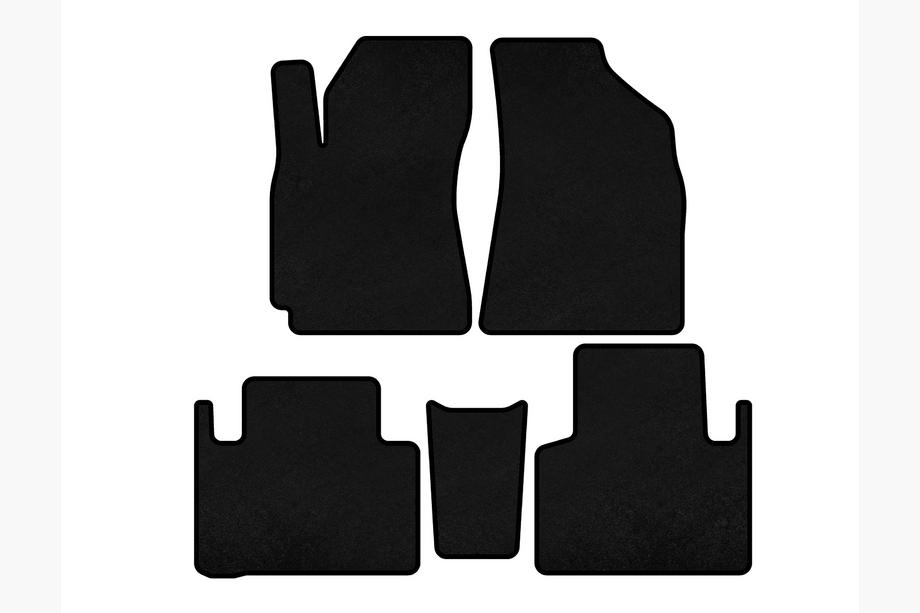 Geely Emgrand X7 2011- Deluxe Textile Floor Mats (Black) Photo 1