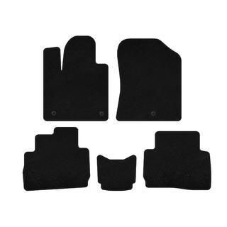 Deluxe Textile Floor Mats (2020-2023, Black) Hyundai Santa Fe 4 2018-2023 photo 1