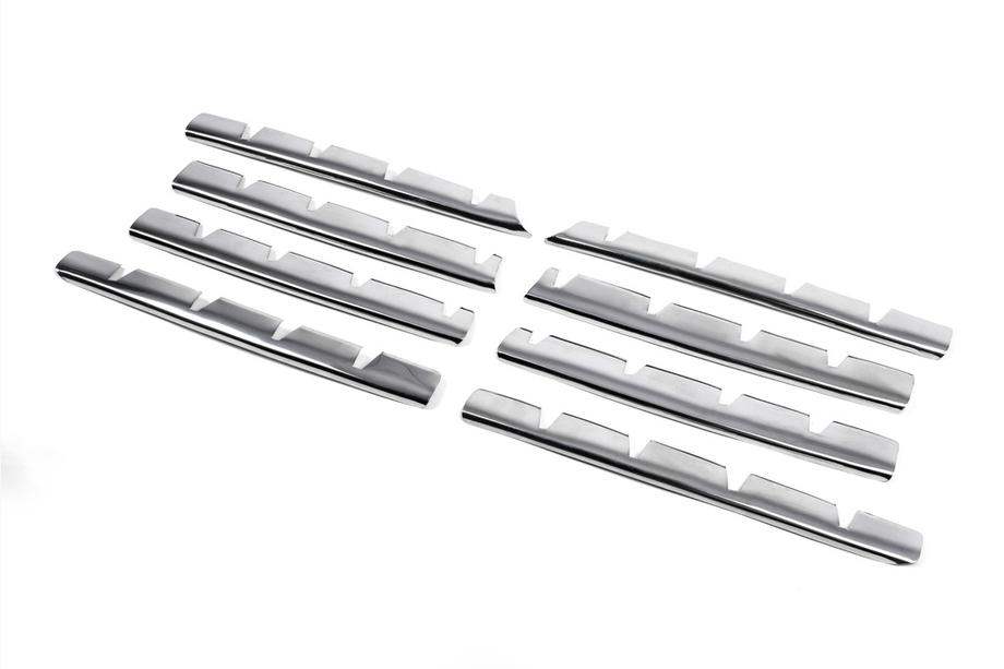 Fiat Doblo I 2005-2010 Chrome Grille Covers (8 pcs, Stainless Steel) Photo 3