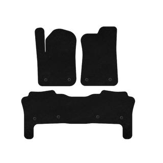 Deluxe Textile Floor Mats (2 Rows, Black) photo 1