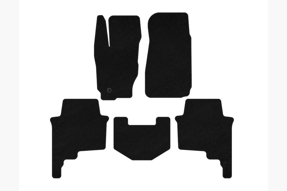 Jeep Commander 2005-2010 Deluxe Textile Floor Mats (Black) Photo 1