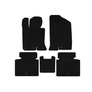 Deluxe V-2 Textile Floor Mats (SD, Black) photo 1