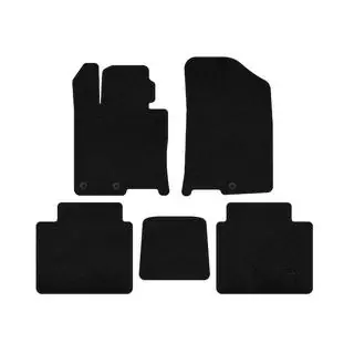 Deluxe Textile Floor Mats (Black) Kia Optima 2016- photo 1
