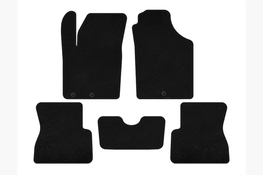Kia Picanto 2011-2016 Deluxe Textile Floor Mats (Black) Photo 1