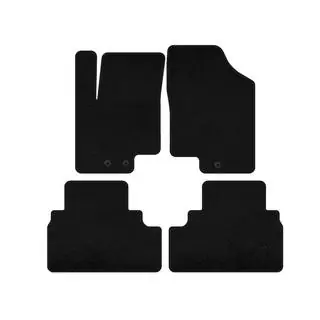 Deluxe Textile Floor Mats (Black) photo 1