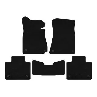 Deluxe Textile Floor Mats (2011-2015, SD, 2WD, Black) Lexus GS 2011-2020 photo 1