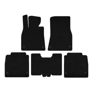 Deluxe Textile Floor Mats (2007-2010, SD, Long Wheelbase, Black) Lexus LS 2007-2017 photo 1