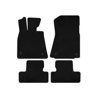 Deluxe Textile Floor Mats (Coupe, Black) Lexus RC 200t 2014- photo 1