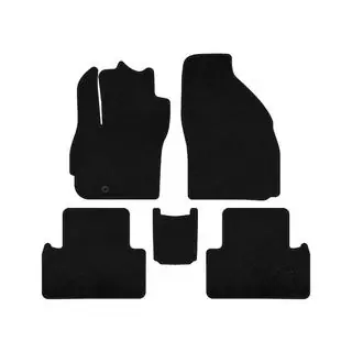 Deluxe Textile Floor Mats (2 rows, 7-seater, black) photo 1