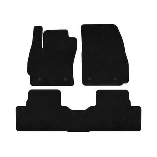 Deluxe Textile Floor Mats (2 Rows, Black) photo 1