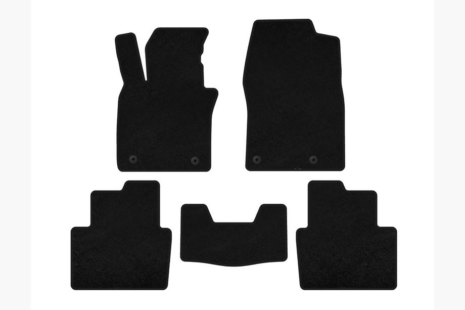 Mazda CX-30 2019- Deluxe Textile Floor Mats (Black) Image