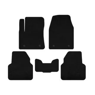 Deluxe Textile Floor Mats (HB, Black) photo 1