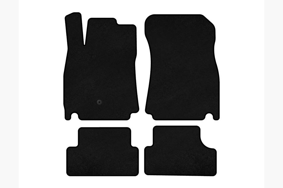 Mitsubishi Eclipse Cross 2017- Deluxe Textile Floor Mats (Coupe, Black) Image