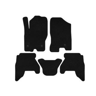 Deluxe V1 textile floor mats (2 rows, Black, 2010-2014) photo 1