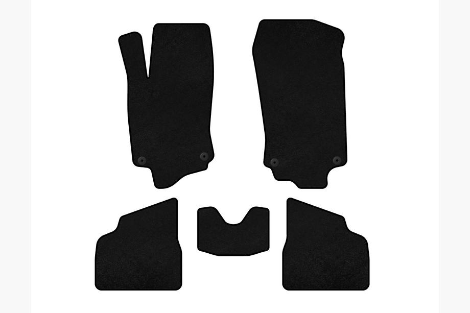 Opel Corsa C 2000-2006 Deluxe Textile Floor Mats (Black) Image