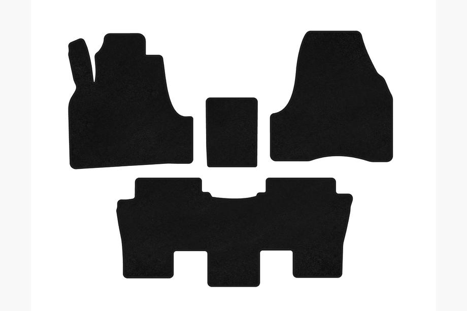 Peugeot 807 2002-2014 Deluxe Textile Floor Mats (Black) Photo 1