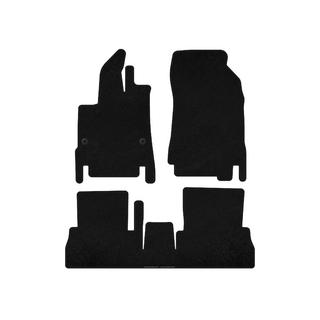 Deluxe Textile Floor Mats (7-Seater/Long Wheelbase, Black) Peugeot Partner/Rifter 2019- photo 1