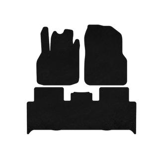 Deluxe Textile Floor Mats (2 Rows, Black) photo 1