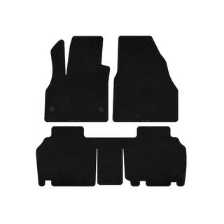 Deluxe Textile Floor Mats (2 rows, 5-door/7-seater, black) Renault Kangoo 2008–2020 photo 1