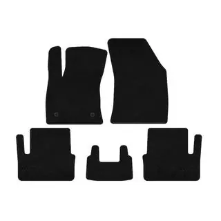 Deluxe Textile Floor Mats (HB, Black) photo 1