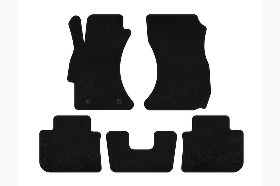 Subaru WRX 2014- Deluxe Textile Floor Mats (SD, Black) Image