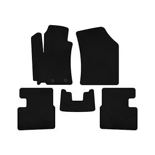 Deluxe Textile Floor Mats (HB, 5-door, black) photo 1