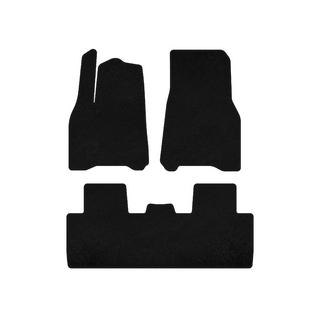 Deluxe Textile Floor Mats (2020-2024, black) Tesla Model Y 2020- photo 1