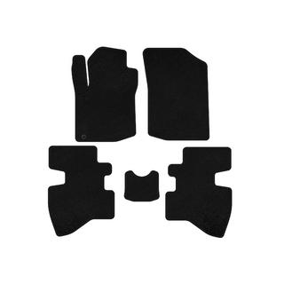 Deluxe Textile Floor Mats (2007-2009, HB, 3-Door, Black) Toyota Aygo 2007-2014 photo 1