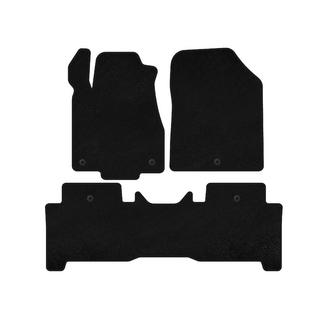 Deluxe Textile Floor Mats (2 Rows, Black) Acura MDX 2007-2013 photo 1