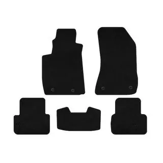 Textile Floor Mats Deluxe V-2 (Black) Alfa Romeo 159 2005–2011 photo 1