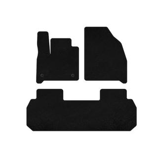 Deluxe Textile Floor Mats (2 Rows, Black) photo 1