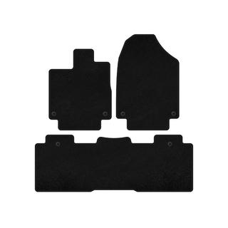 Deluxe Textile Floor Mats (2 Rows, Black) photo 1