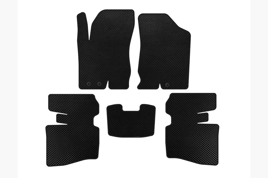 Honda Accord V 1997-2002 EVA Floor Mats (SD, Black) Photo 1