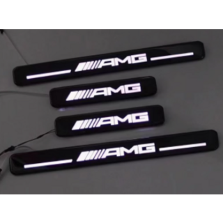 AMG-Style Door Sill Covers (Carbon)