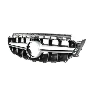 Front Grille in E63 AMG Silver Design (for Avantgarde/AMG-Line/E43 AMG/E53 AMG 2016-2019) photo 2
