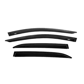 Window deflectors with chrome trim (4 pcs, HIC)