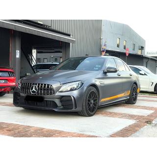 Body kit with rear diffuser (Black Mamba C63GT design) Mercedes C-class W205 2014-2021 photo 1