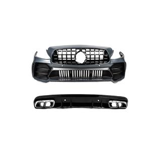 Body kit with rear diffuser (Black Mamba C63GT design) Mercedes C-class W205 2014-2021 photo 3