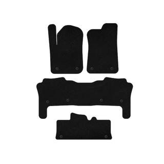 Textile Floor Mats Classic (3 Rows, Black) Infiniti QX56 2010-2013 photo 1