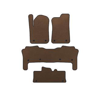 EVA Floor Mats (3 Rows, Brown) Infiniti QX56 2010-2013